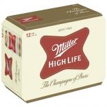 Miller High Life 12oz Can 12pk 0 (221)
