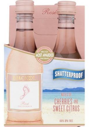 Barefoot - Rose (4 pack bottles) (4 pack bottles)