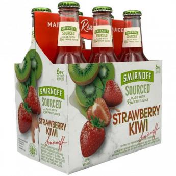 Smirnoff Sourced Straw/kiwi 12oz 6pk Nr (6 pack 12oz bottles) (6 pack 12oz bottles)