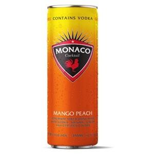 Monaco Cocktail - Mango Peach Vodka Cocktail (355ml can)