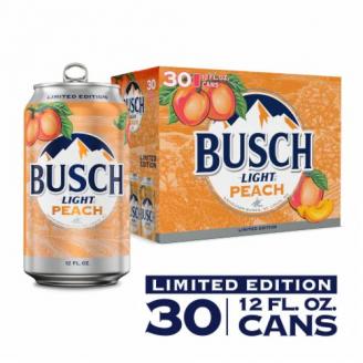 Busch Light Peach 30pk Cn 87130 1pk (30 pack cans) (30 pack cans)