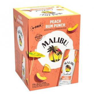 Malibu Peach Rum Punch 4pk Cn 282690 (4 pack cans)