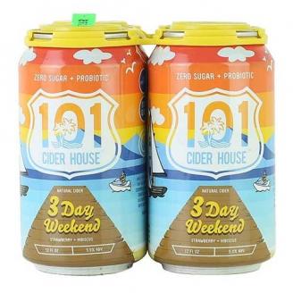 101 Cider House 3day Weekend Zero 4pk Cn (4 pack cans) (4 pack cans)