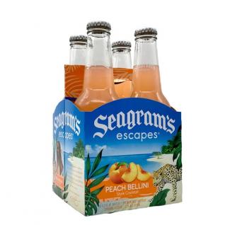 Seagrams Peach Bellini Nr 4pk 11.2oz (4 pack 12oz bottles) (4 pack 12oz bottles)