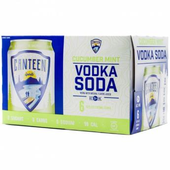 Canteen - Cucumber Mint Vodka Soda (6 pack 12oz cans)