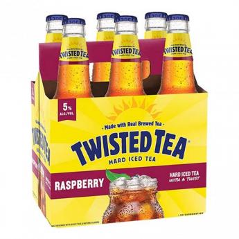 Twisted Tea - Raspberry Iced Tea (6 pack 12oz bottles) (6 pack 12oz bottles)