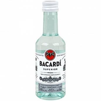 Bacardi - Rum Silver Light (Superior) (50ml)