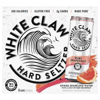 White Claw - Hard Seltzer Grapefruit (6 pack 12oz cans) (6 pack 12oz cans)