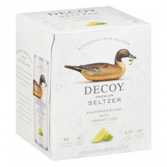 Decoy - Sauvignon Blanc with Vibrant Lime Premium Seltzer (4 pack cans)