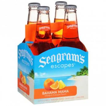 Seagram's Escapes - Ready-to-Drink Bahama Mama (4 pack bottles)