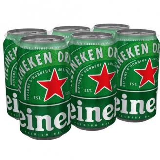 Heineken 12oz Can 6pk 01814 (6 pack 12oz cans) (6 pack 12oz cans)