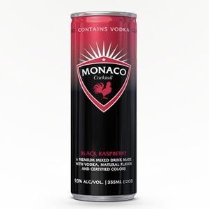 Monaco Black Cherry 12oz Can 4pk (4 pack 12oz cans)