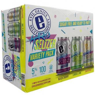 Evil Genius Hard Seltzer Variety 12pk (12 pack bottles) (12 pack bottles)