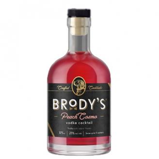 Brody's Peach Cosmo Vodka Cocktail (375ml)