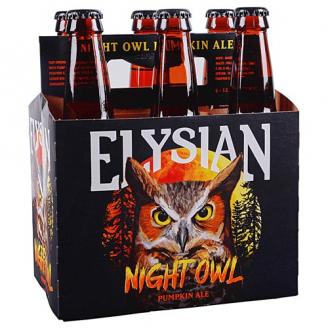 Elysian Night Owl Pumpkin 12oz Nr 6pk (6 pack 12oz bottles) (6 pack 12oz bottles)