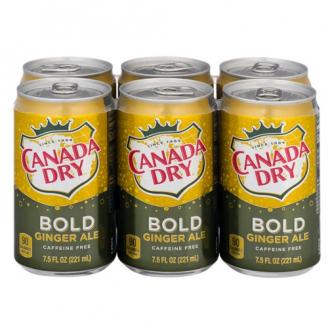 Canada Dry Bold 7.5oz 6pk Can