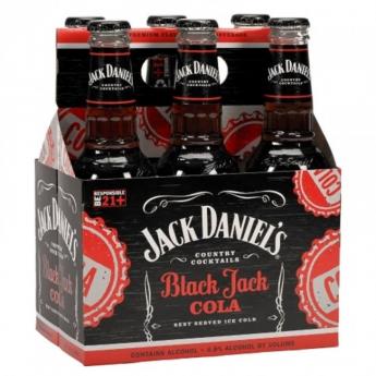 Jack Daniels - Blackjack Cola (6 pack 10oz bottles) (6 pack 10oz bottles)