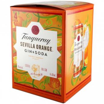 Tanqueray - Sevilla Orange Gin & Soda (4 pack cans)