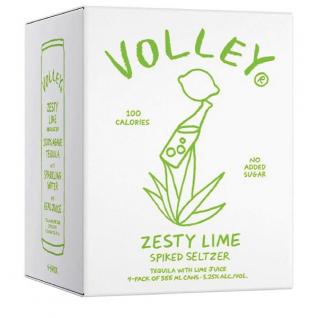 Volley Spiked Seltzer Zesty Lime 4pk Can (4 pack cans)