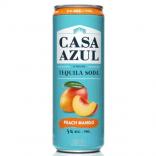 Casa Azul Tequila Soda Peach Mango 4pk C 0