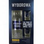 Wyborowa Poland Vodka With Shot Glasses 0